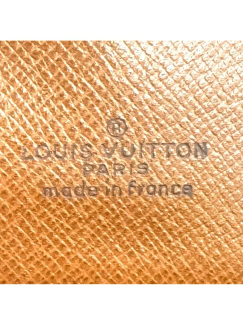 Louis Vuitton Pochette Dam PM Monogram Leather Brown Light Clutch Gold